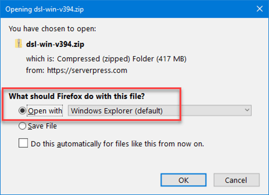 ServerPress Installation screenshot 03 Firefox